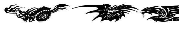 Dragons TFB font preview